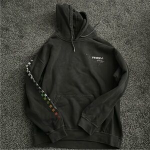 PRSM Gray Hoodie with Colorful Sleeve Detail-Pacsun hoodie